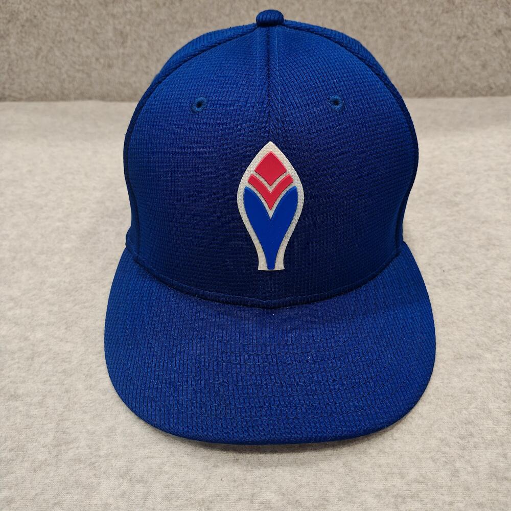Atlanta Braves Royal Feather Hat Snap Back Mens Blue MLB Baseball 9FIFTY New Era